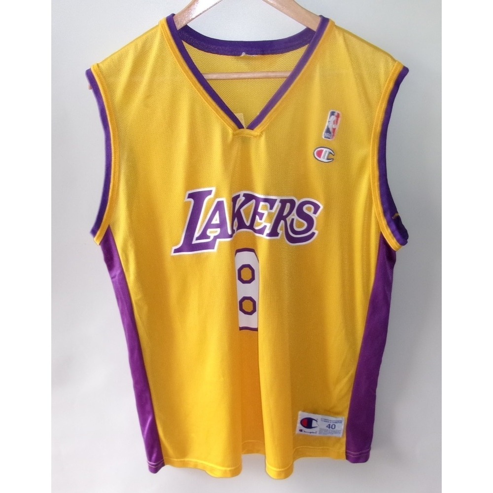 Vintage Kobe Bryant #8 LA Lakers Champion Jersey Size 40 Medium – Used Wear